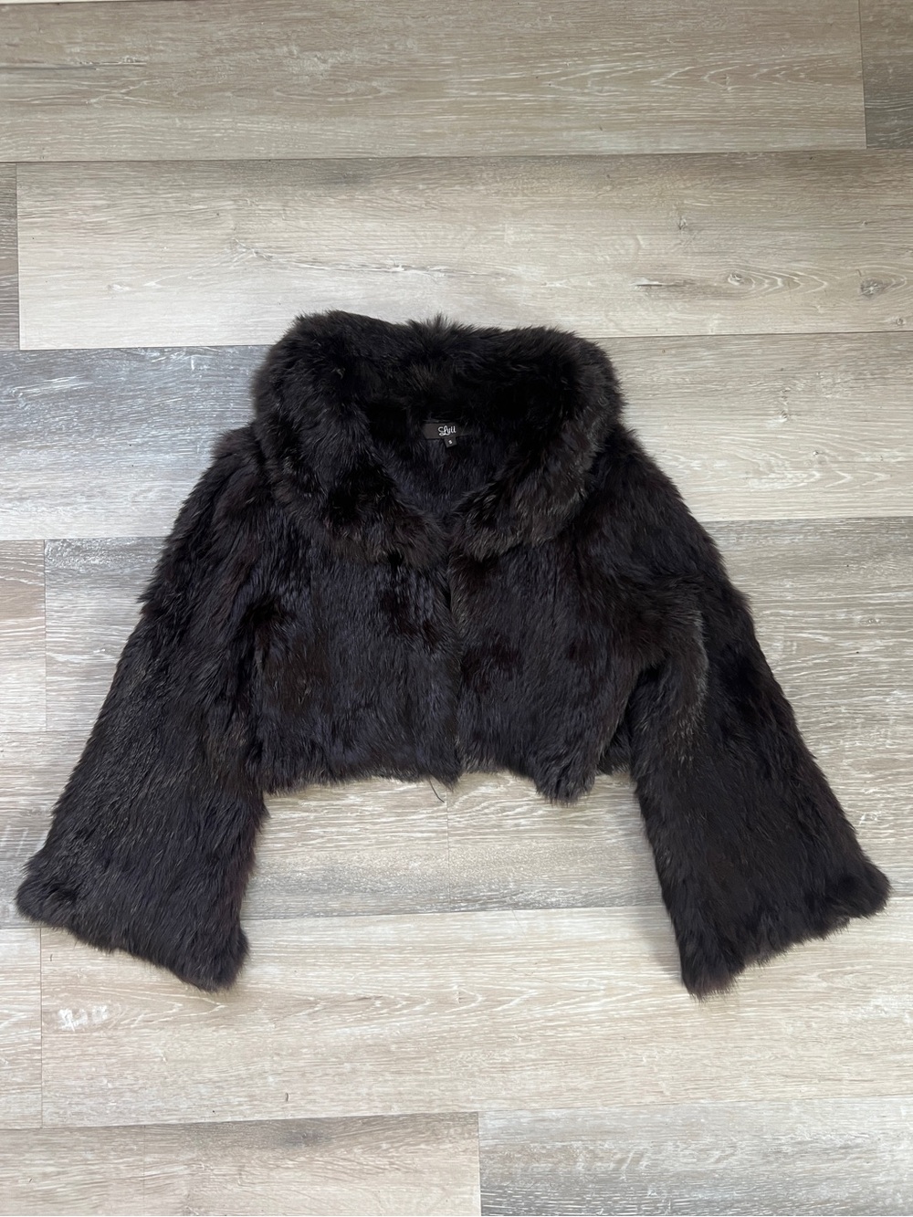 Luii Rabbit Fur Shrug